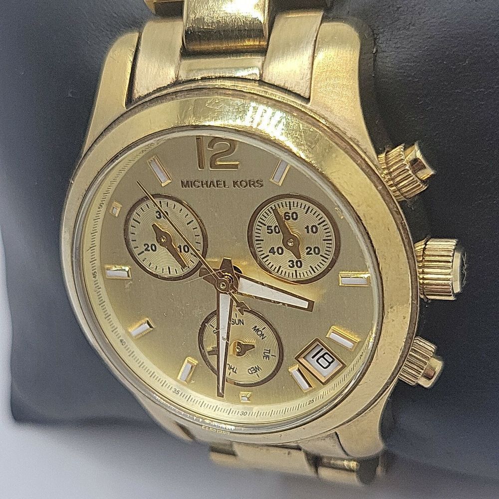 Michael Kors Runway MK5384 Women Stainless Steel Analog Dial Quartz Watch BC702 - Picture 2 of 10